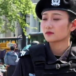 警察 小姐姐,守护平安的美丽身影